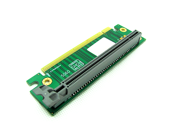 2U Host shell with PCI-E steering card 16X riser card graphics card 90-degree reversal card PCI-E conversion card