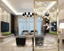Modern Pop Decoration Art Glass Frosted Partition Living Room Genguan Entrance Process Custom Toilet Screen Painting