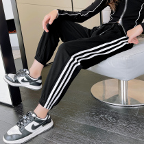 Spring and Autumn Girls Sweatpants Loose 2021 New Childrens Autumn Pants Outside Wearing Foreign Air In The Big Kids Casual Pants Tide