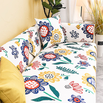 Sofa cushion summer non-slip summer cute simple ice silk mat cushion four seasons universal ins cartoon cover