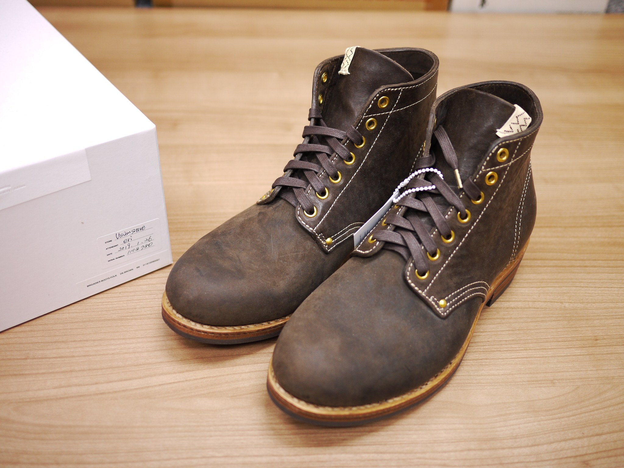 visvim visvim BRIGADIER BOOTS MID-FOLK BRIGADIER BOOTS MID-FOLK 