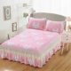 New mèo cartoon kt Giường 1 m 2 bedspread phong cách giường váy bedspread mảnh duy nhất của bông flouncing gió Hàn Quốc - Váy Petti