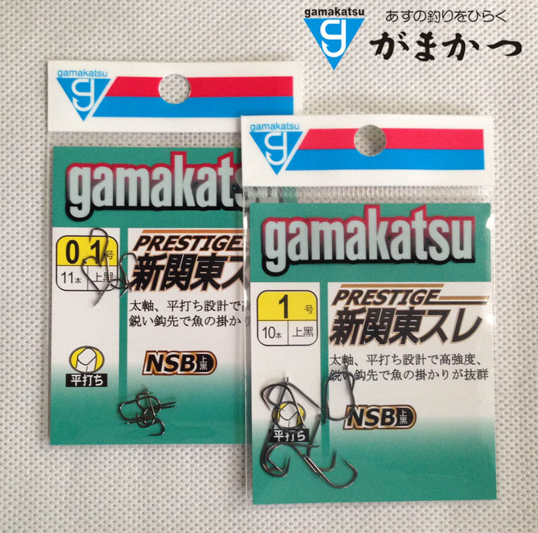 Gamakatsu Fish Hook Gamakatsu Gamma Barbless Fish Hook Thunder New Kanto Suru Black