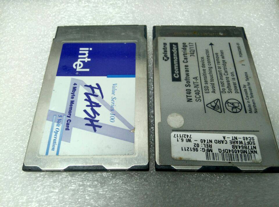 INTEL iseries PC PCMCIA 4MB FLASH industrial machine memory card ATA lock key
