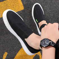 Mens shoes 2021 new mens canvas shoes one pedal lazy quick-drying cloth shoes spring and summer breathable board shoes casual shoes men