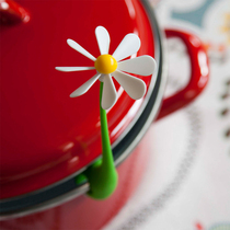 Israel OTOTO creative flower modeling Daisy steam radiator cooking kitchen soup anti-overflow artifact