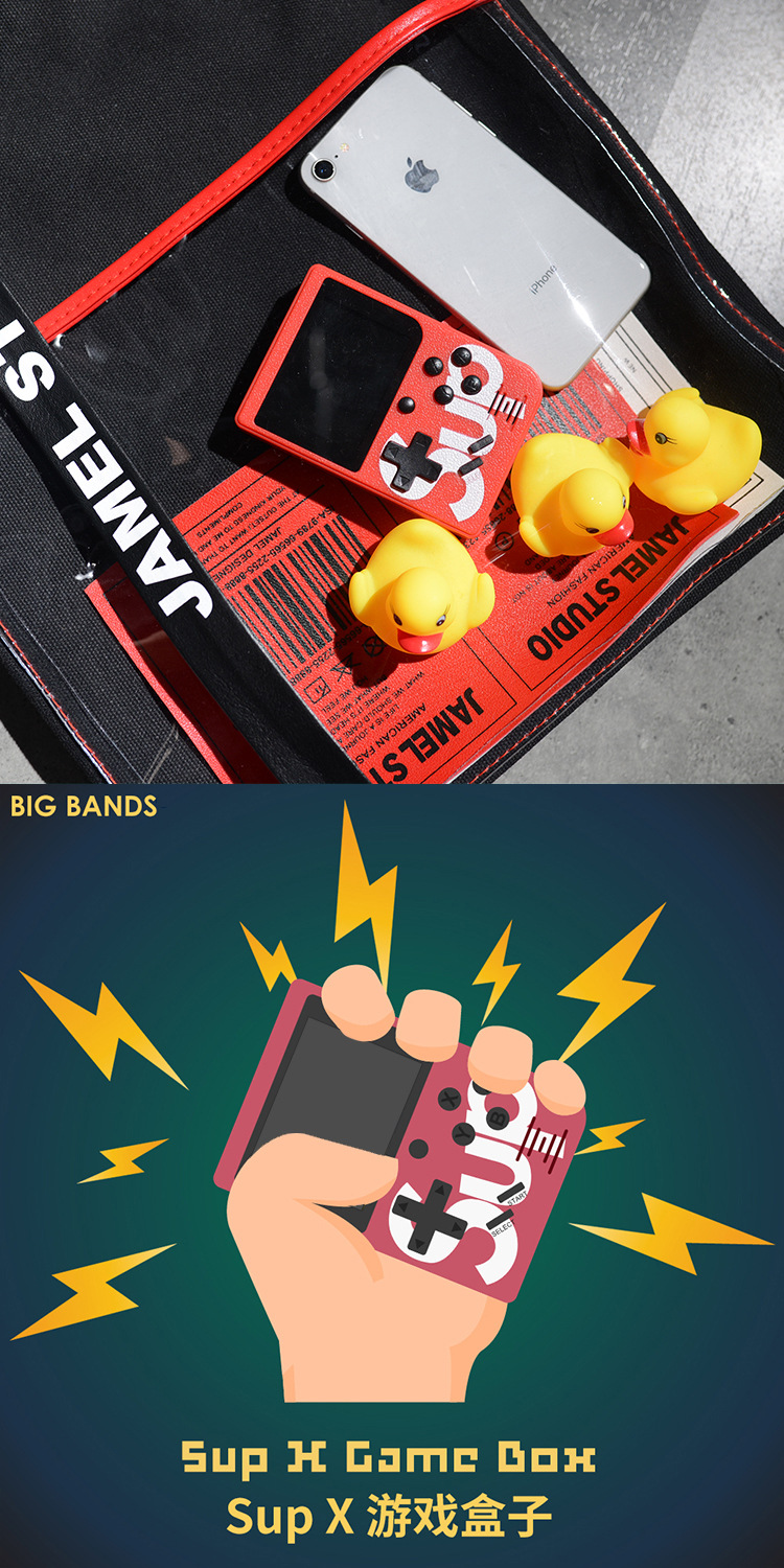 Sup thời thơ ấu cầm tay trò chơi điều khiển màu sắc cổ điển retro hoài cổ retro hộp trò chơi sinh nhật - Kiểm soát trò chơi tay cầm xbox one s