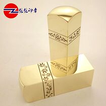 Engraved copper seal Name square chapter Brass square chapter Personality signature Name chapter Chapter Calligraphy Name chapter Private chapter