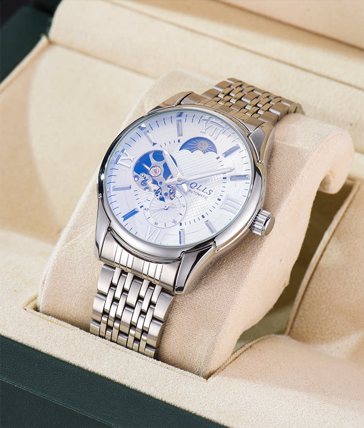 Men's Watch 2020 New Automatic Mechanical Watch Hollow Touloe Steel Belt Student Watch