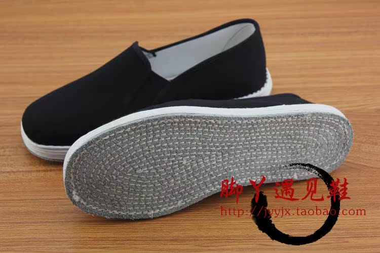 Lớp làm bằng tay của giày nam, giày vải Bắc Kinh cũ, da nam và nữ, giày đế thấp, thấm mồ hôi, giày cũ thông thường giày the thao nam chính hãng