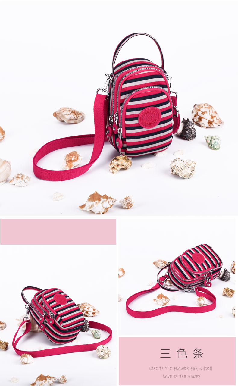 Yidu túi nữ 2019 mới Messenger túi nữ Túi vải Oxford mini nylon vai vải túi điện thoại di động - Túi điện thoại túi đựng điện thoại treo cổ