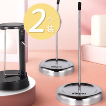 (2pcs)Can be excellent ticket fork straight fork kitchen menu single insertion device Small ticket fork Document collection pin holder Cash register receipt slip storage paper bank hotel pin office supplies