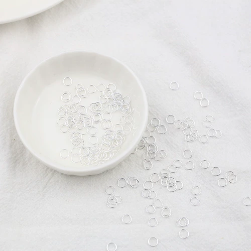 Открытие протокола кольцо 18 тыс. Сумка золото, серебряное белое золото отверстие o Кольцо C Круг соединяющий кольцо DIY Pure Медные ювелирные аксессуары