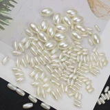 Белый браслет из бисера ручной работы, аксессуар для волос из жемчуга с кисточками, бусины, аксессуары