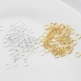 Открытие протокола кольцо 18 тыс. Сумка золото, серебряное белое золото отверстие o Кольцо C Круг соединяющий кольцо DIY Pure Медные ювелирные аксессуары