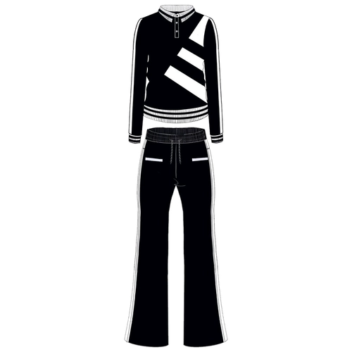 Тонкий спортивный костюм, приталенные штаны-клёш, комплект для отдыха, 2025 года, для бега