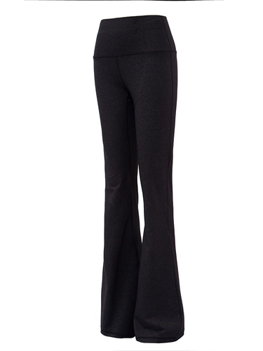 Весенние летние приталенные эластичные штаны, одежда для йоги, свободный прямой крой, высокая талия