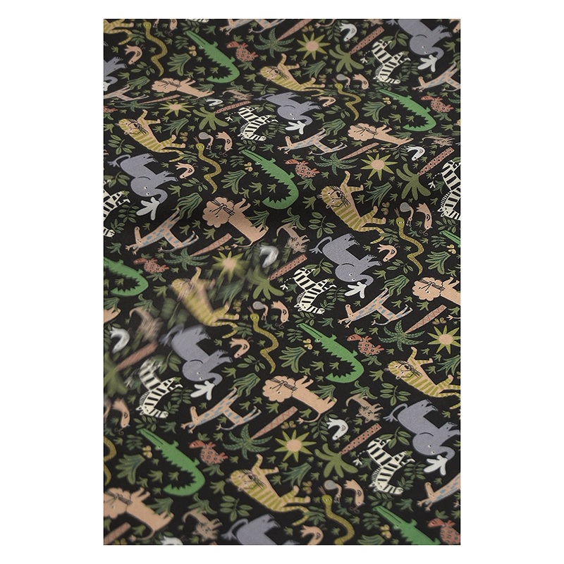 Louis's jungle A Italy LOUIS JUNGLE LIBERTY TANALawn cotton fabric wide 1 36 m-Taobao