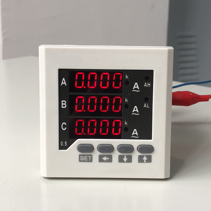 Three-phase AC Ammeter Digital Display Smart Digital Voltage Meter 380V Voltage Meter Alarm Output