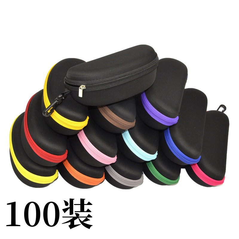Colorful Zipper Eva Glasses Case, Knitted Sunglasses Case, Portable Sunglasses Case Direct Sale Colorful Zipper Eva Glasses Case, Knitted Sunglasses Case, Portable Sunglasses Case Direct Sale