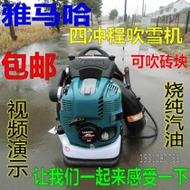 Back negative type 4-stroke petrol blower High power wind extinguishing lighter blowing date machine blowing snow machine road blower
