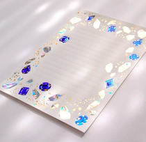 Japan Parade Chamber Cosmotech Bronzed Art White Night Flying Gold Leaf Foil sign letter paper envelope adhesive tape