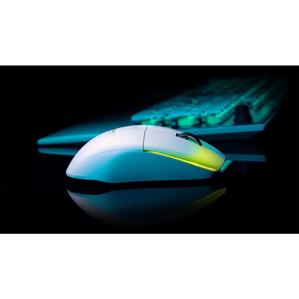 Roccat Kone Pro Air, весит всего 66 грамм, алюминий колесо прокрутки, трехрежимное подключение, игровая мышь