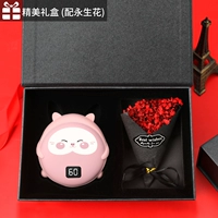 Pink Cat 10000 MAH ★ Изменить новое через год ★ Eternal Life Flower Gift Box