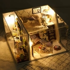 diy小屋阁楼别墅手工制作小房子模型拼装建筑仿真玩具生日礼物女