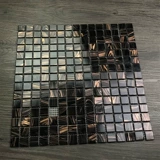 Золотая проволочная стеклянная мозаичная наклейка