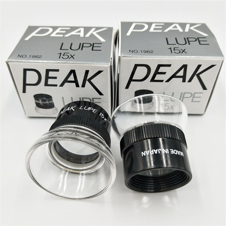 Spot Japan PEAK Bijia 1962-15X magnifying glass 15x portable cylindrical eyepiece microscope