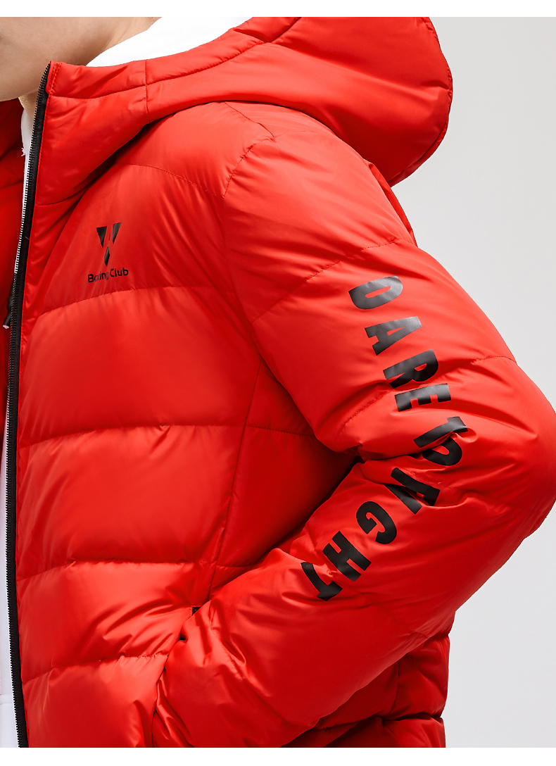 Anta down jacket nam trùm đầu 2019 mùa thu mới dày nam áo khoác thể thao ngắn 15849945 - Thể thao xuống áo khoác áo phao siêu nhẹ