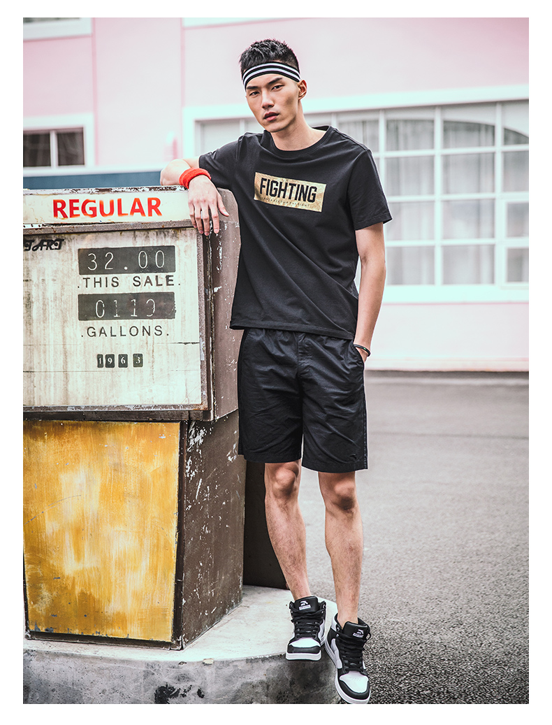 Anta ngắn tay nam mùa xuân 2019 mới hè khô nhanh áo thun nửa tay giản dị áo thể thao thoáng khí nam - Áo phông thể thao áo thun the thao nam adidas có cổ