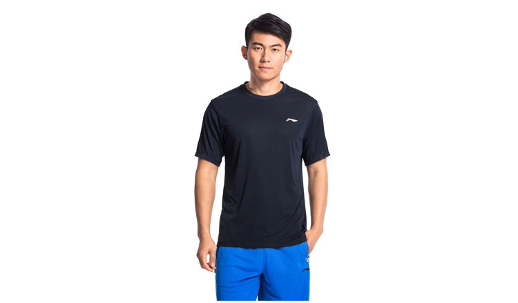 Áo thun nam Li Ning Trung Quốc ngắn tay 2019 mới mùa xuân nửa tay áo nhanh khô quần áo thể dục quần áo thể thao nam