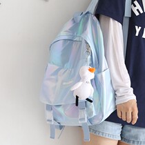 School bag small minimalist girl Light cute out for elementary school children Korean version online red fashion tide double shoulder bag small number