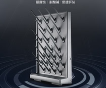 Laboratory laboratory plastic PP drip rack drain rack single side 27 rods 550*400*120 anti-corrosion