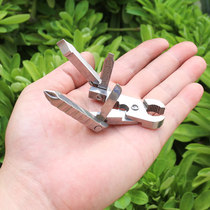 Multi-function knife clamp clamp outdoor equipment combination tool folding portable screwdriver with mini