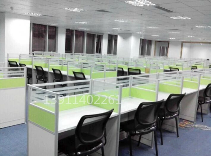 Bắc Kinh văn phòng bàn ghế nhân viên bàn nhân viên bàn màn hình phân vùng thẻ làm việc 4 người tùy chỉnh đơn giản tủ bàn làm việc