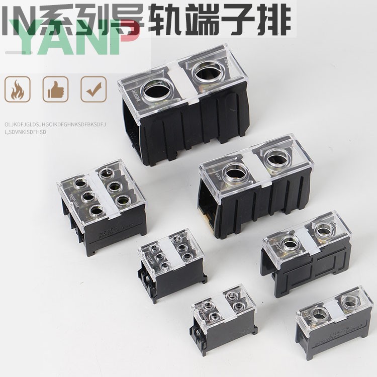 IN wiring terminal Block 411S C Day high power terminals 13 20 30 30 60BK rail wire stud