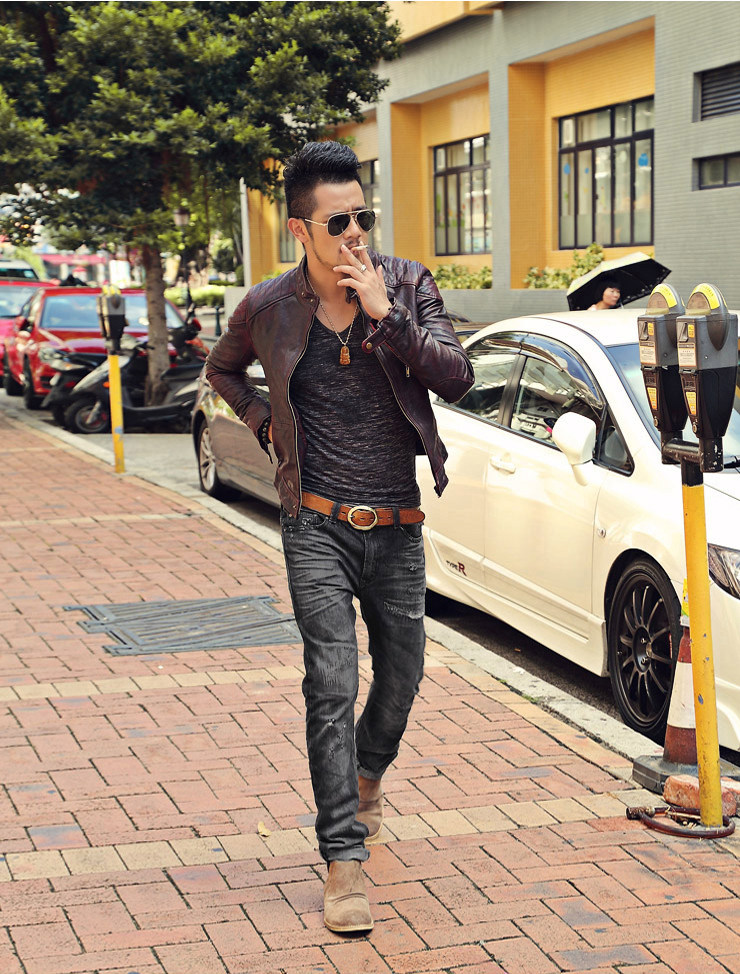 Jeans pour adolescent pieds Slim pour Quatre saisons - Ref 1483344 Image 61