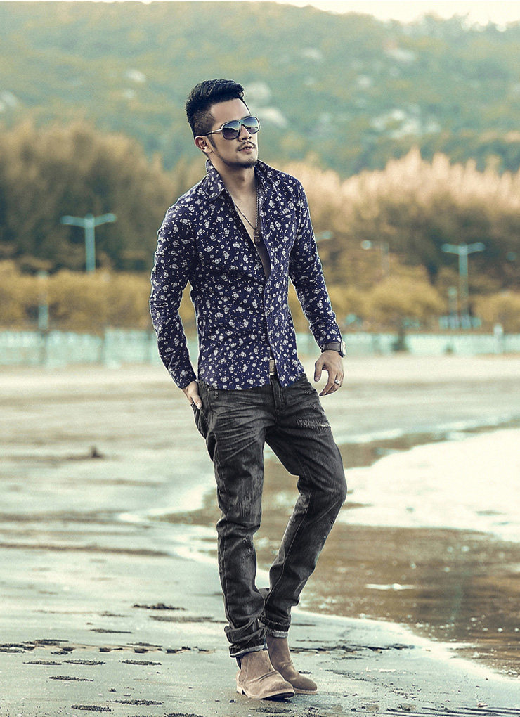 Jeans pour adolescent pieds Slim pour Quatre saisons - Ref 1483344 Image 54