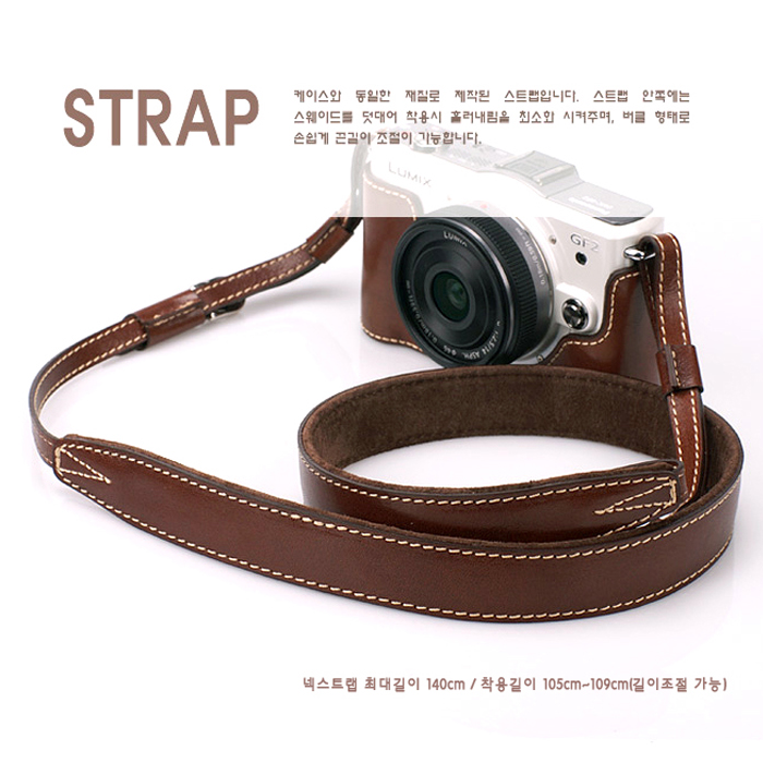 Spot South Korea TheFoto Thickness 4 5mm Comfort Micro Single Cow Leather Camera Braces Leather Shoulder Strap-Taobao