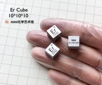 High purity erbium Er rare earth metal periodic table type cube erbium erbium cubic metal erbium