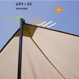 Навес, дорожная палатка для кемпинга, большой водонепроницаемый комплект, защита от солнца, увеличенная толщина