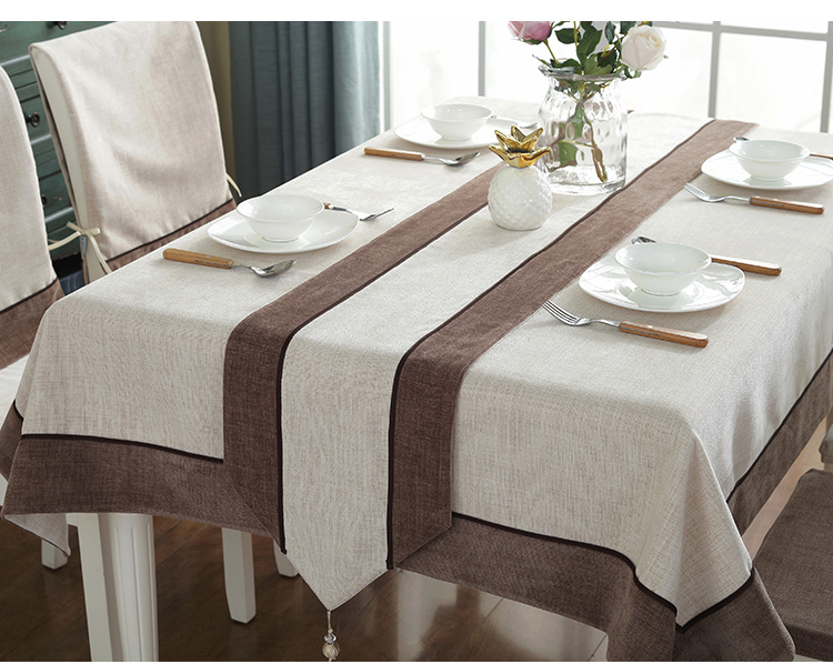 Vải cotton Bắc Âu nghệ thuật hình chữ nhật ăn khăn trải bàn châu Âu vải retro ghế châu Mỹ phòng khách nhung khăn trải bàn khăn trải bàn học