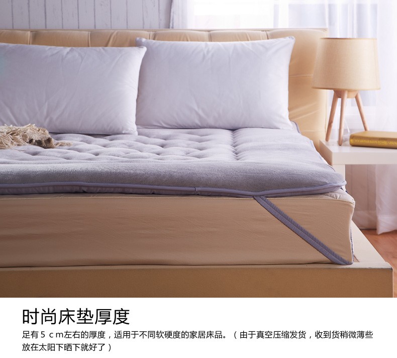 Ansi không trang trí dày luật tatami Levin nhung nhung san hô tấm nệm mềm gấp nệm pad để bảo vệ sinh viên flannel - Nệm nệm cho bé