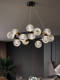 2026 New Italian-Style Light Luxury All-Copper Living Room Chandelier, Main Light for the Hall, Minimalist High-End Feel, Master Bedroom Dining Room Chandelier