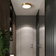 Ultra-Thin Led Ceiling Light Fixture, Modern Minimalist Balcony Light, Round All-Copper Master Bedroom Light, Trendy Bedroom Light