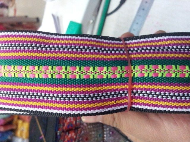 Earth-buster lace (15 yards) on the side of the flower.