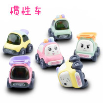 Children cartoon inertia baby toy car Music baby toy 1-3 years old educational plastic toy